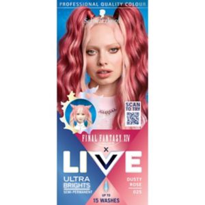 Schwarzkopf LIVE Ultra Brights Semi-permanent Hair Colour Dusty Rose 80ml