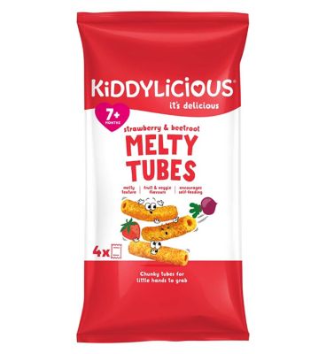 Kiddylicious Strawberry Melty Tubes 10g 4s