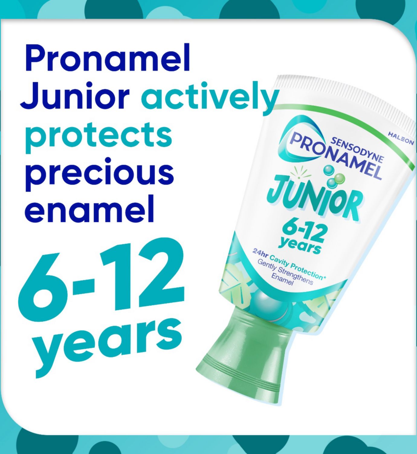 Sensodyne Pronamel Junior Bubble Mint toothpaste 50ml, UK version