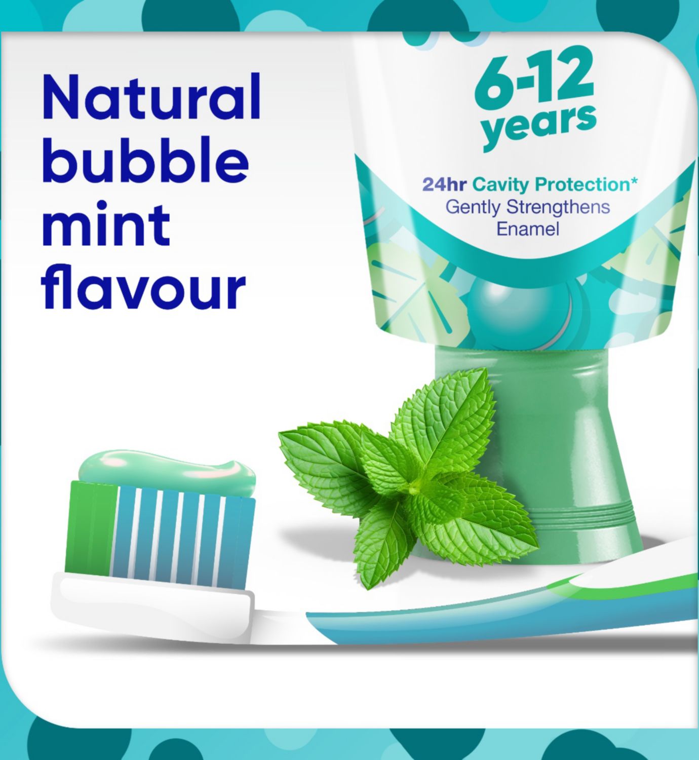 Sensodyne Pronamel Junior Bubble Mint toothpaste 50ml, UK version