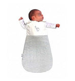 Sweet Dreamers Baby Sheeping Bag Embroidered Grey Stripe 6-18 months 2-5 tog