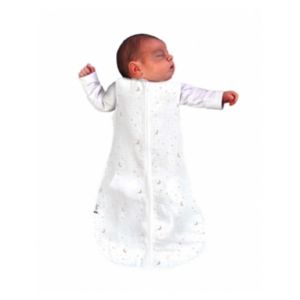 Sac de couchage bébé Sweet Dreamers Lune & Étoile Blanche 0-6 mois 0,5 Tog