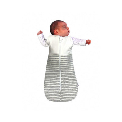 Boots Sweet Dreamers Baby Sleeping Bag Organic Cotton White Grey Stripes 2.5 Tog - اشترِ عبر الإنترنت من McGrocer