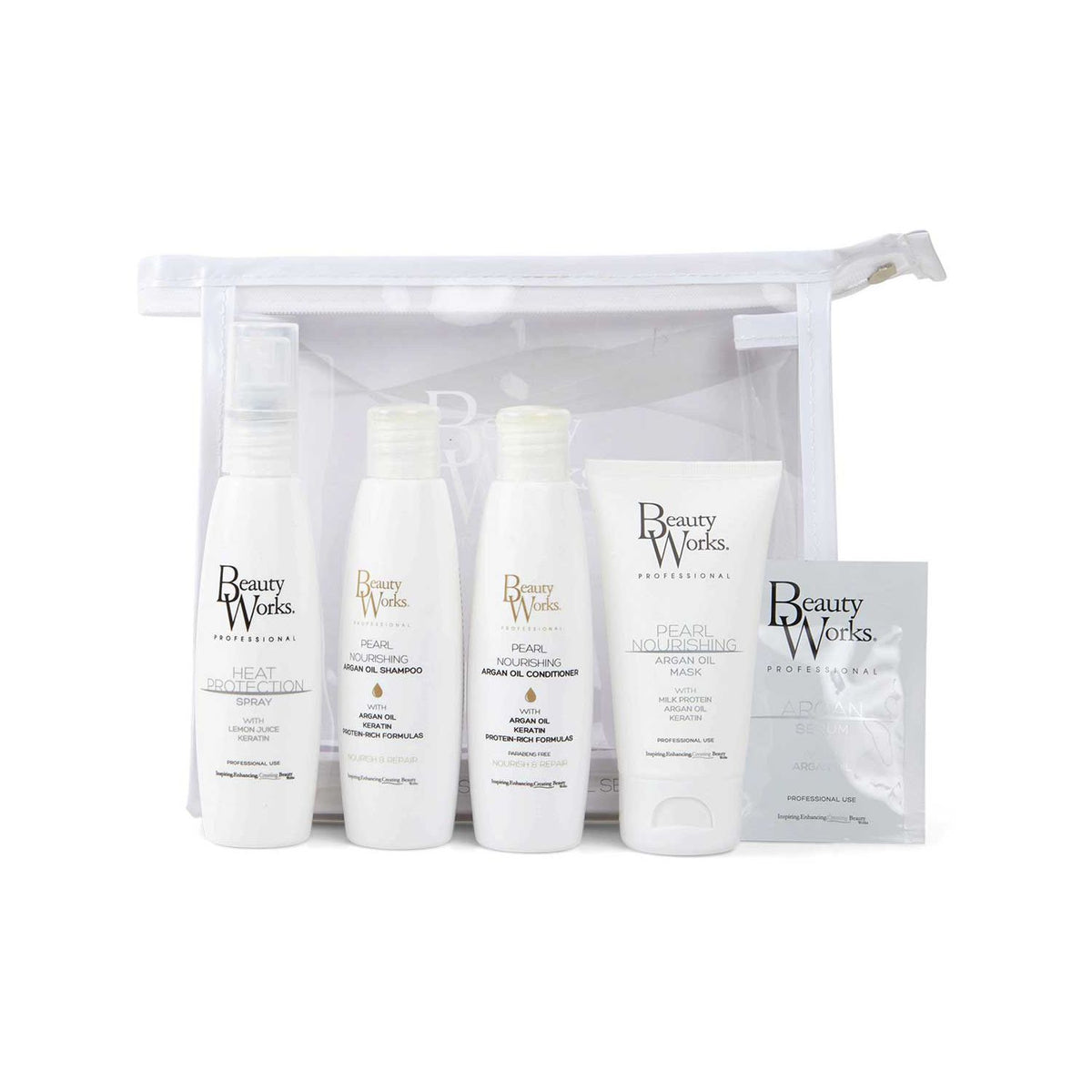 Beauty Works hair care gift set argan moisture repair 50ml (British brand)
