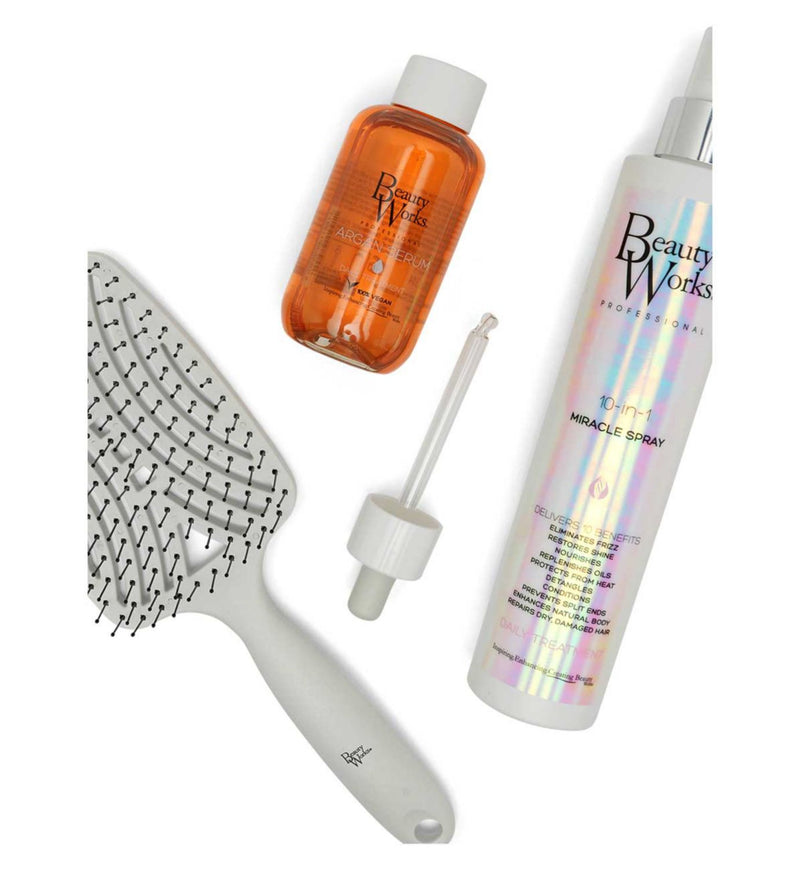 Beauty Works Styling Heroes Gift Set haircare bundle (British brand)