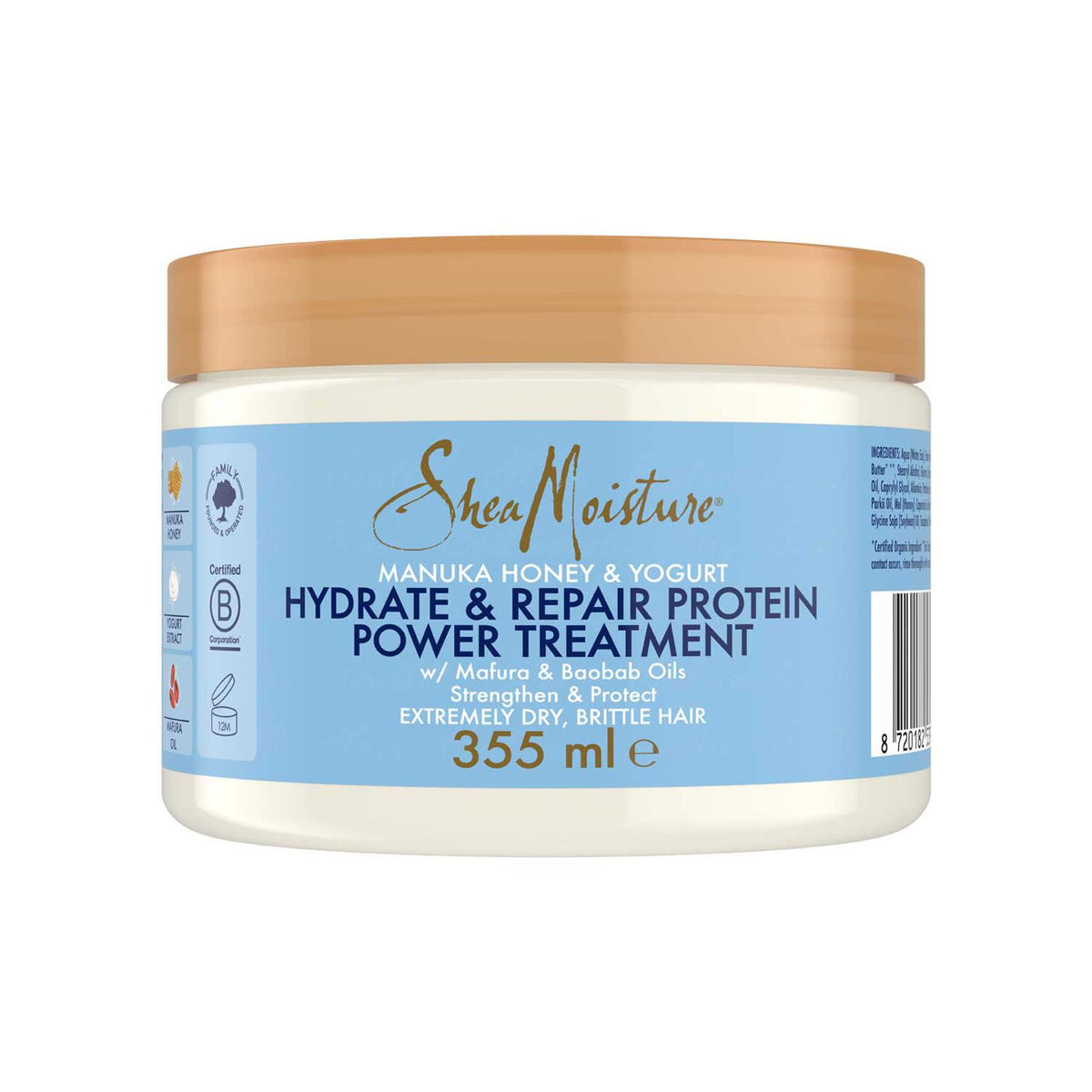 SheaMoisture protein treatment with Manuka Honey and Yogurt 355ml (British brand)