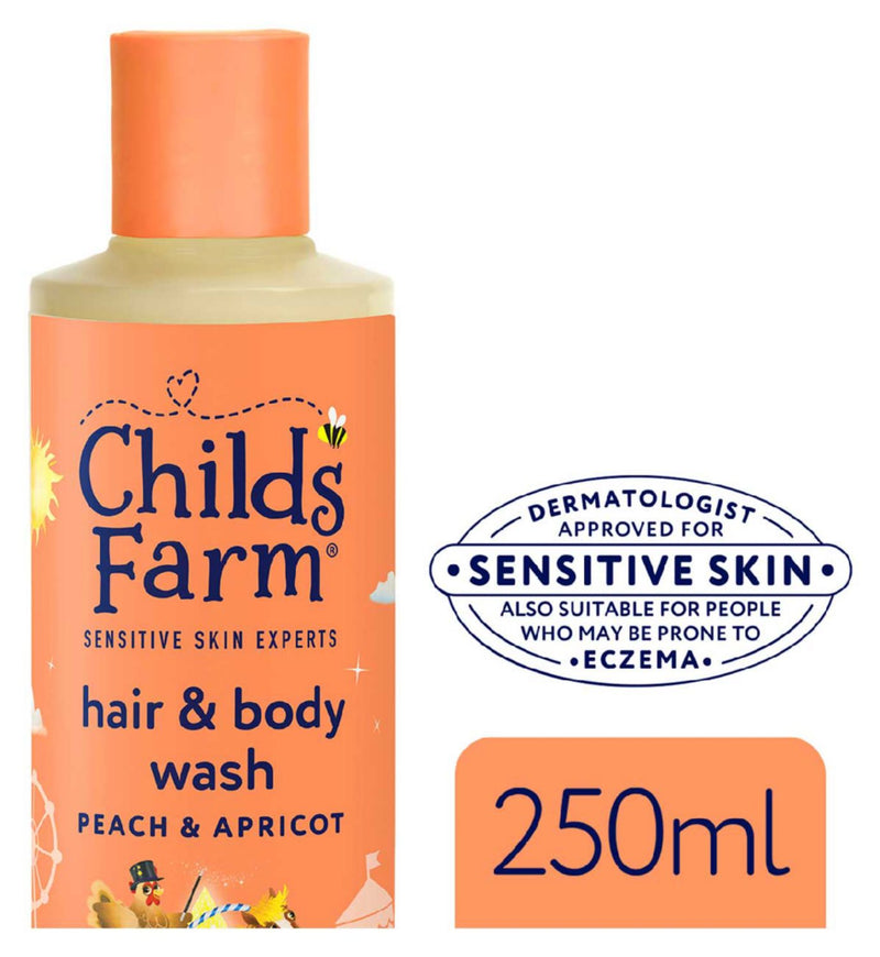 Childs Farm hair & body wash Peach & Apricot 250ml - British product