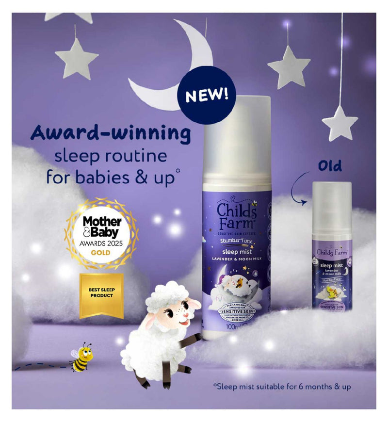 Childs Farm SlumberTime Sleep Mist Lavender Moon Milk 100ml - British product