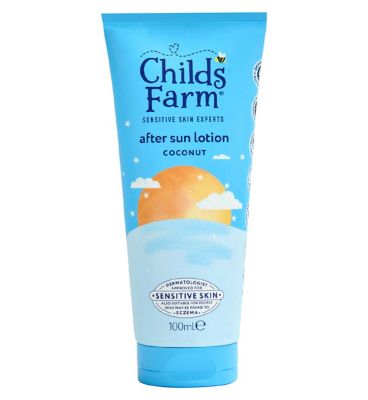 Childs Farm Coconut After Sun Lotion 100ml Soothing Kids Moisturiser for Sensitive Skin