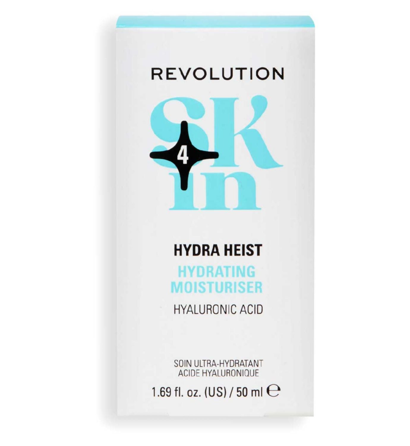 Revolution Skin Hydra Heist hyaluronic acid moisturiser, imported from the UK