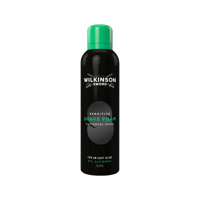 Boots Wilkinson Sword Sensitive Shaving Foam 200ml- Buy online at McGrocer