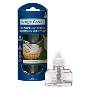 Yankee Candle Scentplug Nachfüller Clean Cotton Raumduft 18,5ml x 2