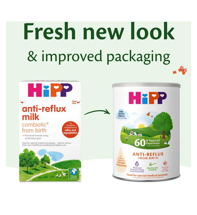 HiPP anti-reflux baby milk formula 800g - British product