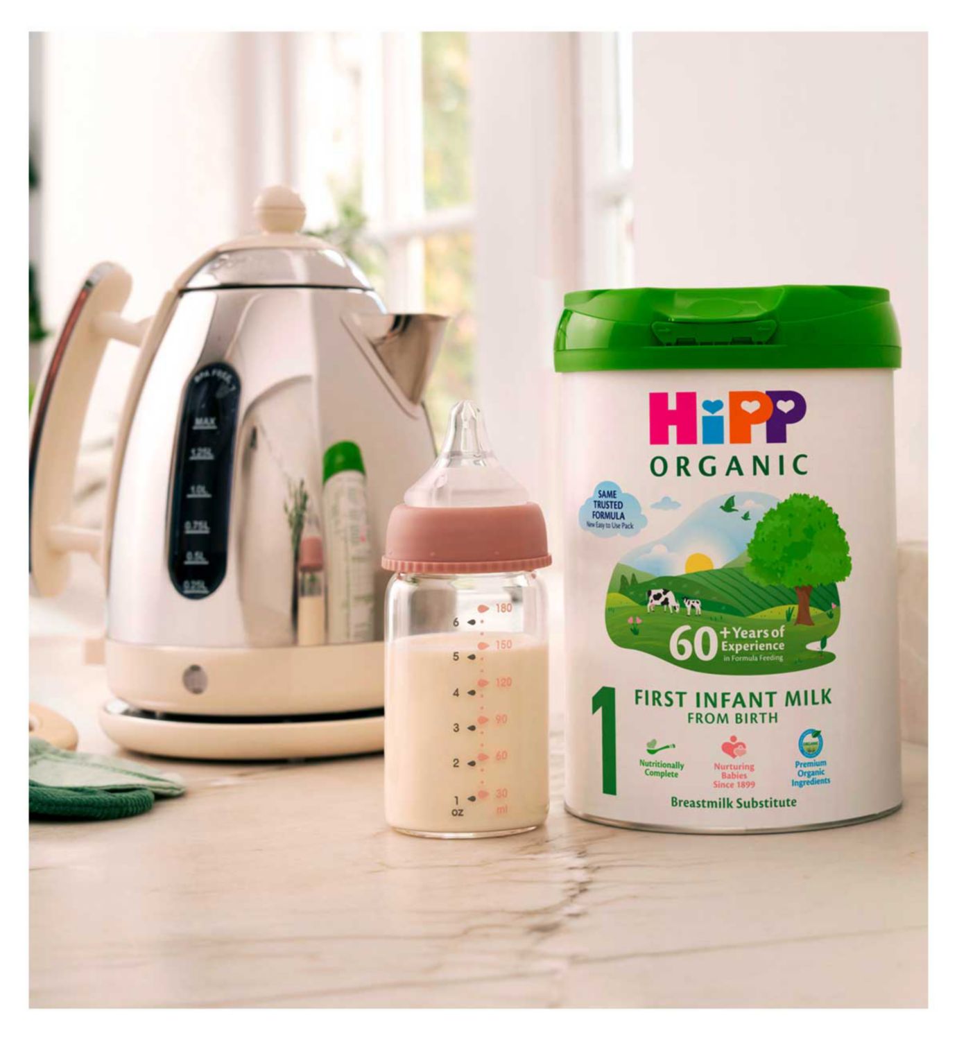 HiPP Organic first infant milk formula from birth 800g, imported from the UK