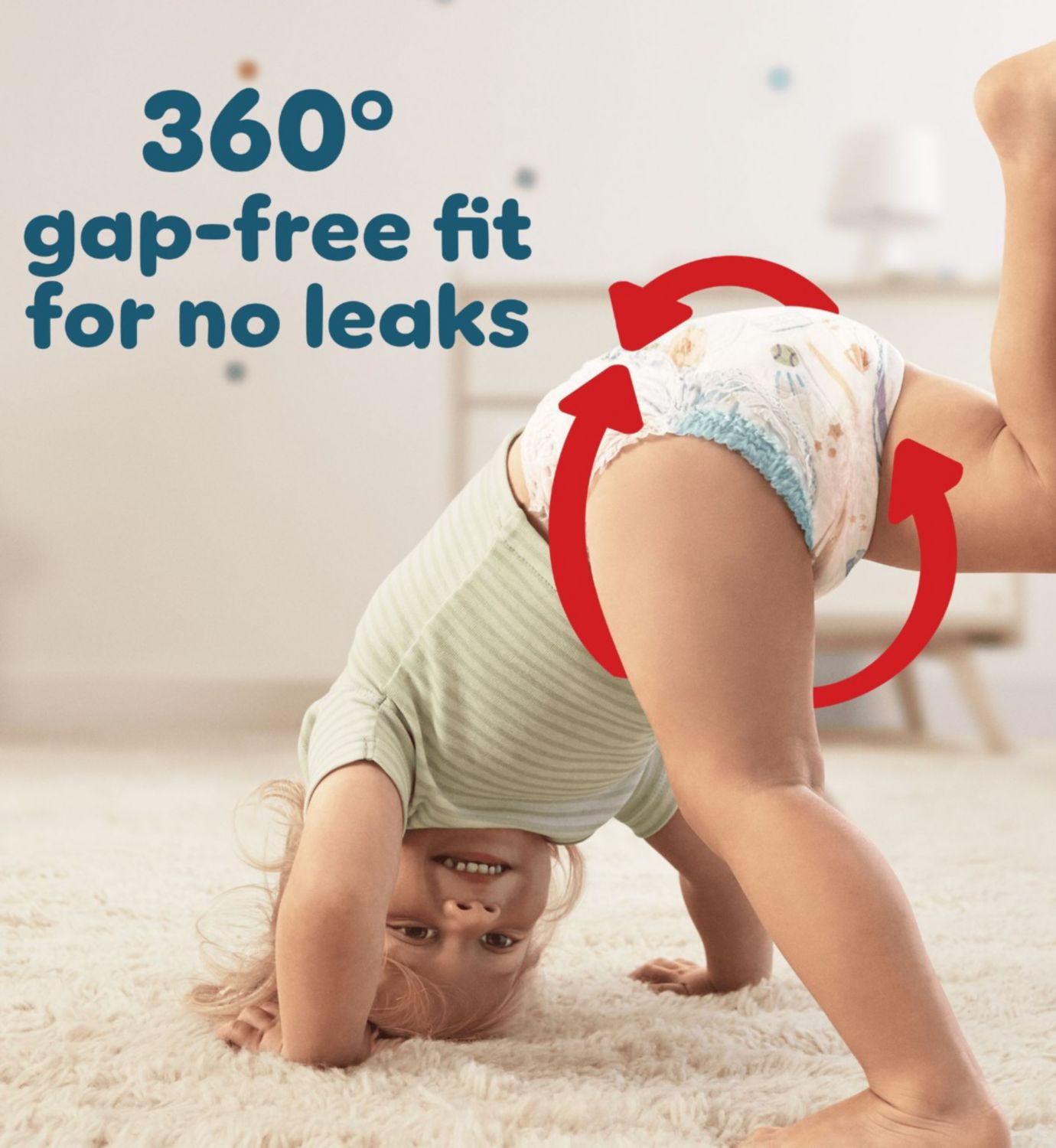 Pampers Baby-Dry nappy pants size 9 40-pack 19kg+ (British brand)