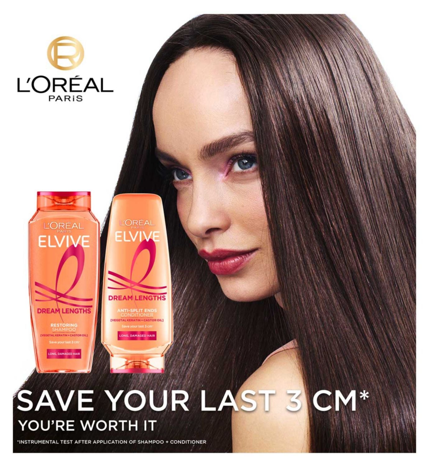 L'Oréal Dream Lengths anti-split ends conditioner 300ml (British brand)