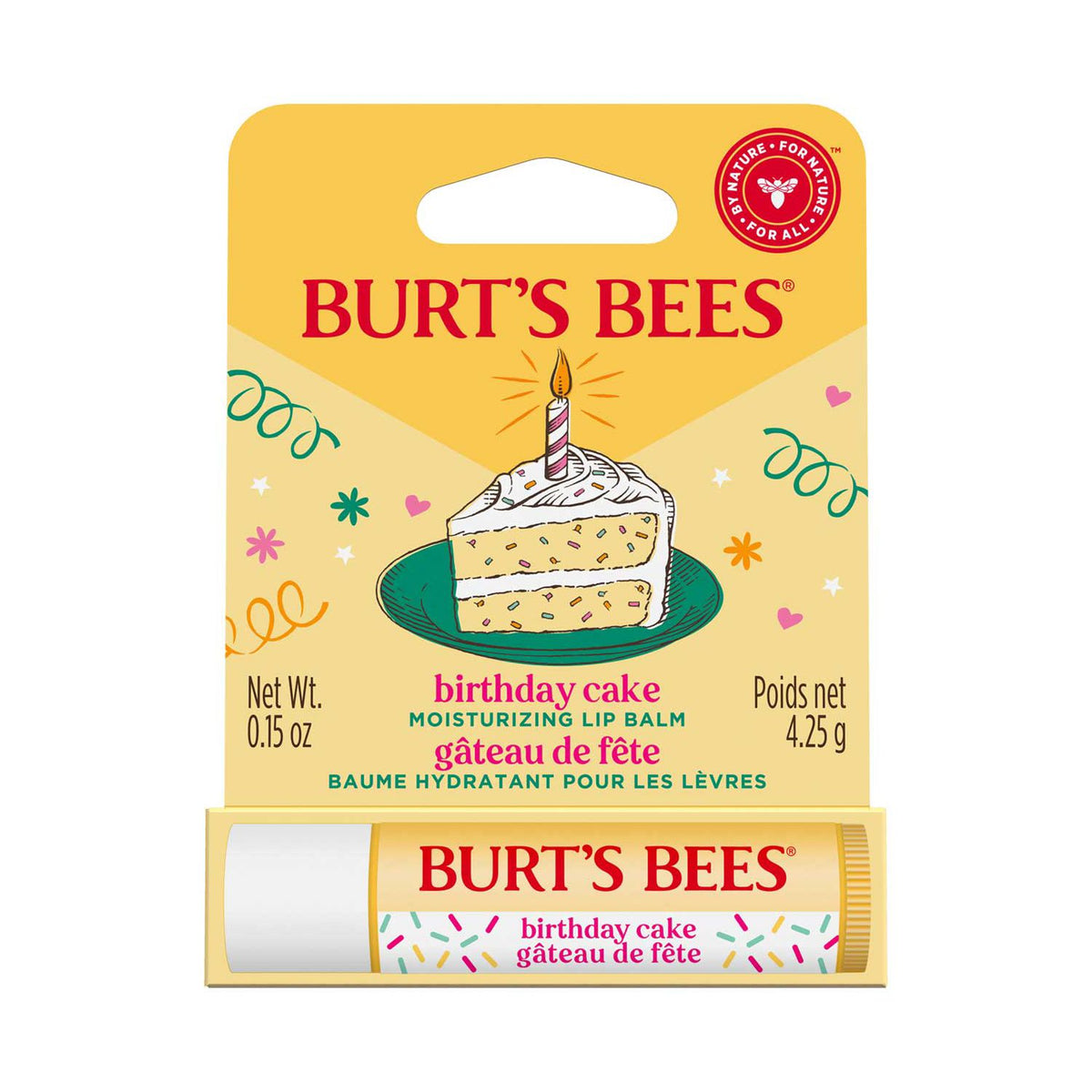 Burt's Bees Birthday Cake Lip Balm 4.25g - British product