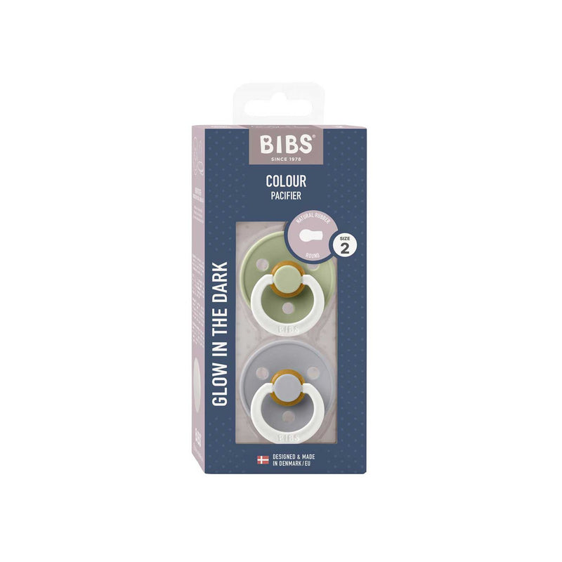 BIBS Colour Soother latex size 2 6-18 months (British brand)