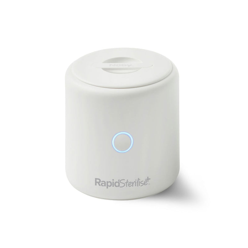 Nuby RapidSterilise Plus UV steriliser, imported from the UK