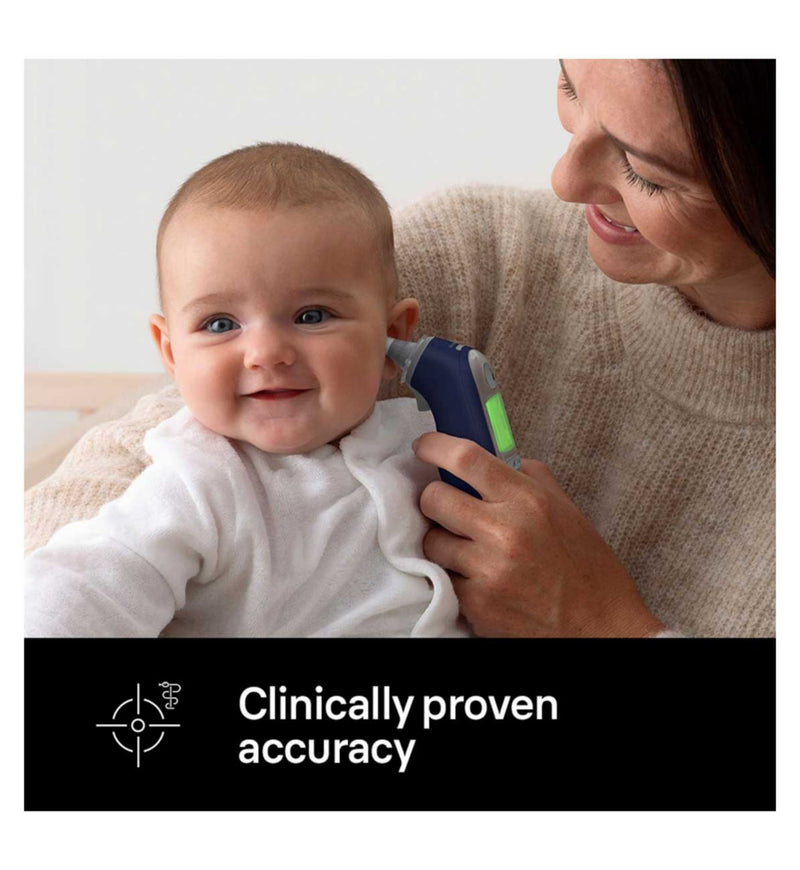 Braun Thermoscan 7+ connect ear thermometer, imported from the UK