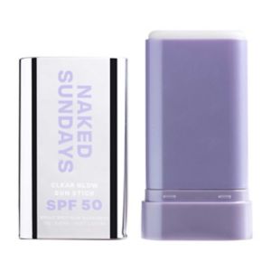 Naked Sundays Sun Stick Clear Glow 19g, imported from the UK