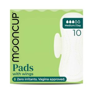 Mooncup Day Pads with Wings Medium 10 pack