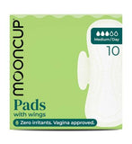 Mooncup 10 Medium  Day Pads with Wings