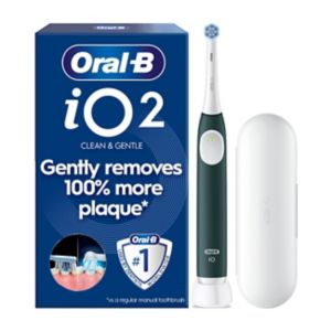 Boots Oral-B iO2 Forest Green Electric Toothbrush Personal Care- Buy online at McGrocer