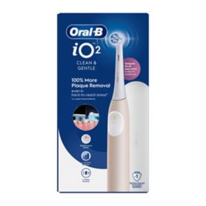 Boots Oral-B iO2 Calm Pink Electric Toothbrush with Travel Case- Buy online at McGrocer