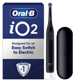 Oral-B iO2 Electric Toothbrush Night Black with Travel Case