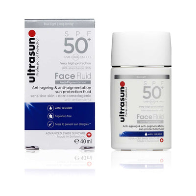 Boots Ultrasun Ansiktsfluid Anti-Pigmentering SPF50+ 40ml - Kjøp online hos McGrocer
