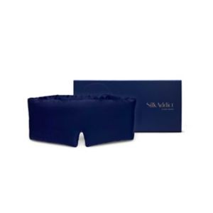 Boots Silk Addict Mulberry Silk Sleep Mask Navy- Buy online at McGrocer