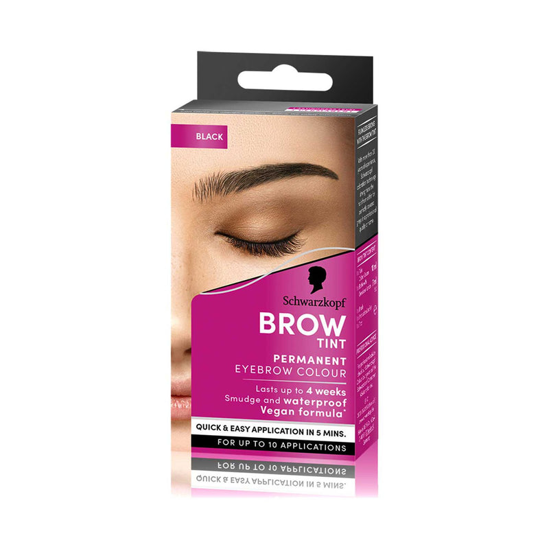 Schwarzkopf brow tint Black, imported from the UK