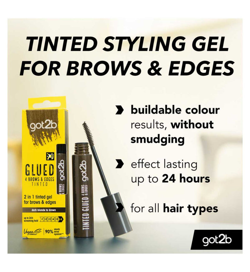 got2b brow gel tinted brown 16ml, imported from the UK