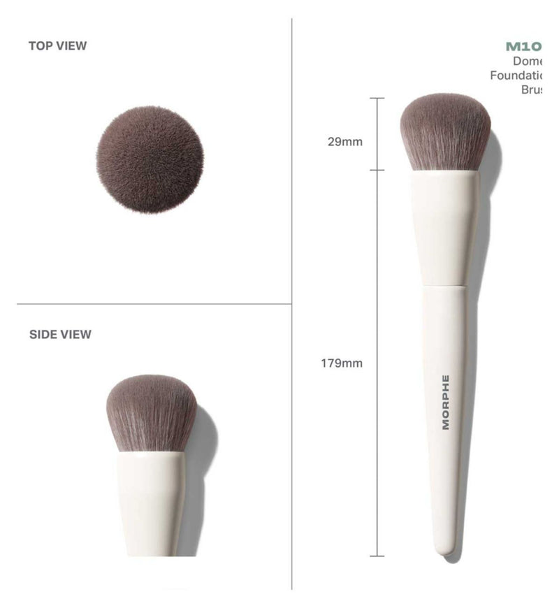 Morphe M104 domed foundation brush, imported from the UK