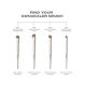 Morphe m134 Pointed Paddle Concealer Brush, imported from the UK