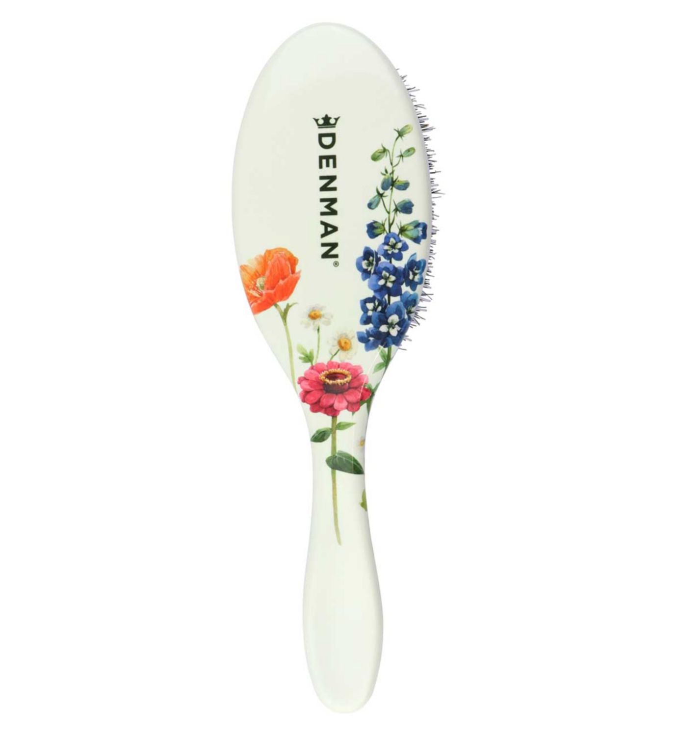 Denman D81M Floral Fantasies style and shine hairbrush, imported from the UK