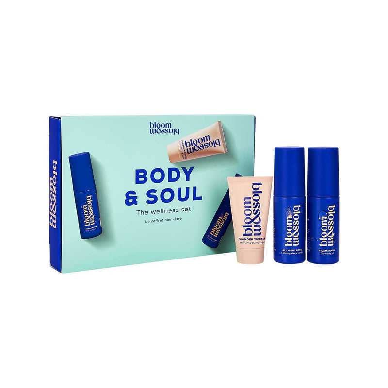 Bloom and Blossom wellness gift set, imported from the UK
