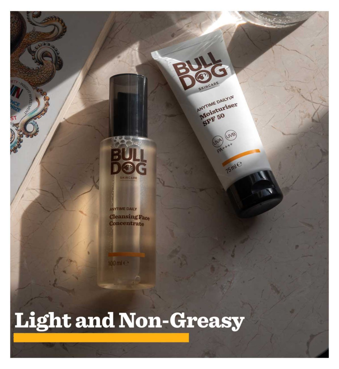 Bulldog Face Moisturiser SPF 50 75ml - British product