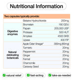 Unfabled Debloat Superblend Capsules 90s, UK version