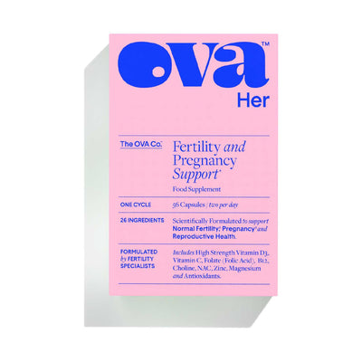 Boots OVAHer Fertility and Pregnancy Support Capsules, 56 Count- Buy online at McGrocer