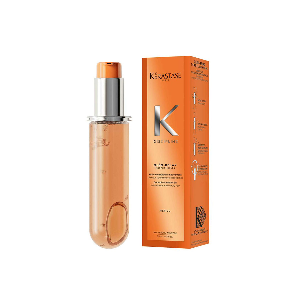 Kérastase hair oil refill capsule 75ml, UK version