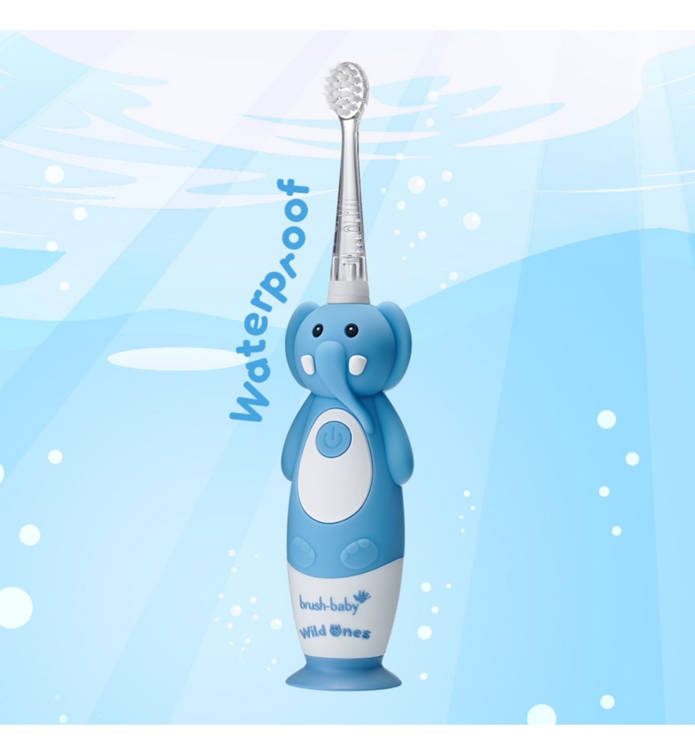 Brush-Baby WildOnes Elephant rechargeable toothbrush - British product