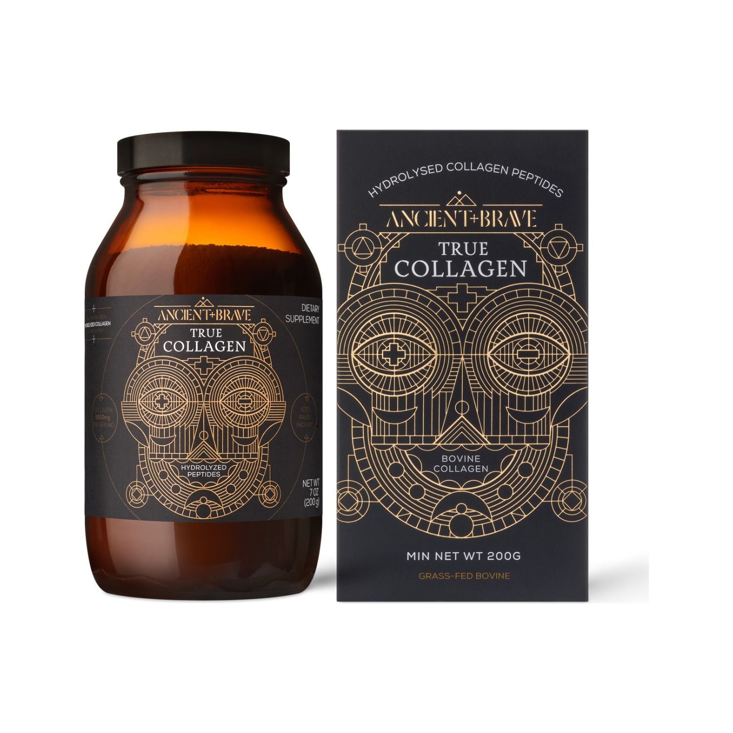 Ancient + Brave True Collagen powder 200g, UK version