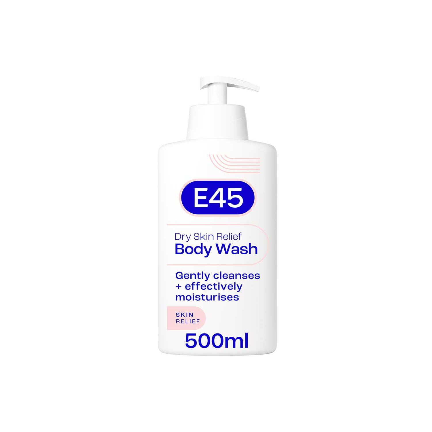 E45 dry skin relief body wash 500ml - British product