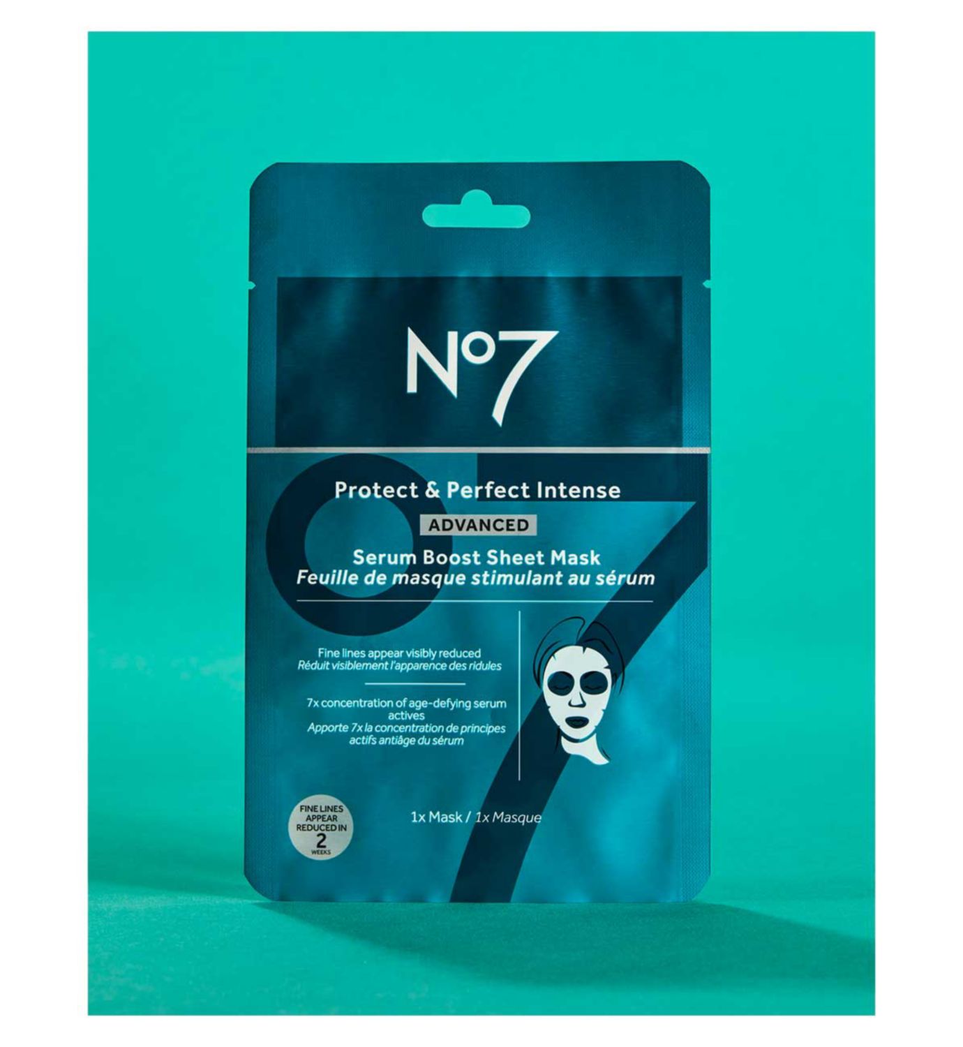 No7 serum boost sheet mask 20.5g, imported from the UK