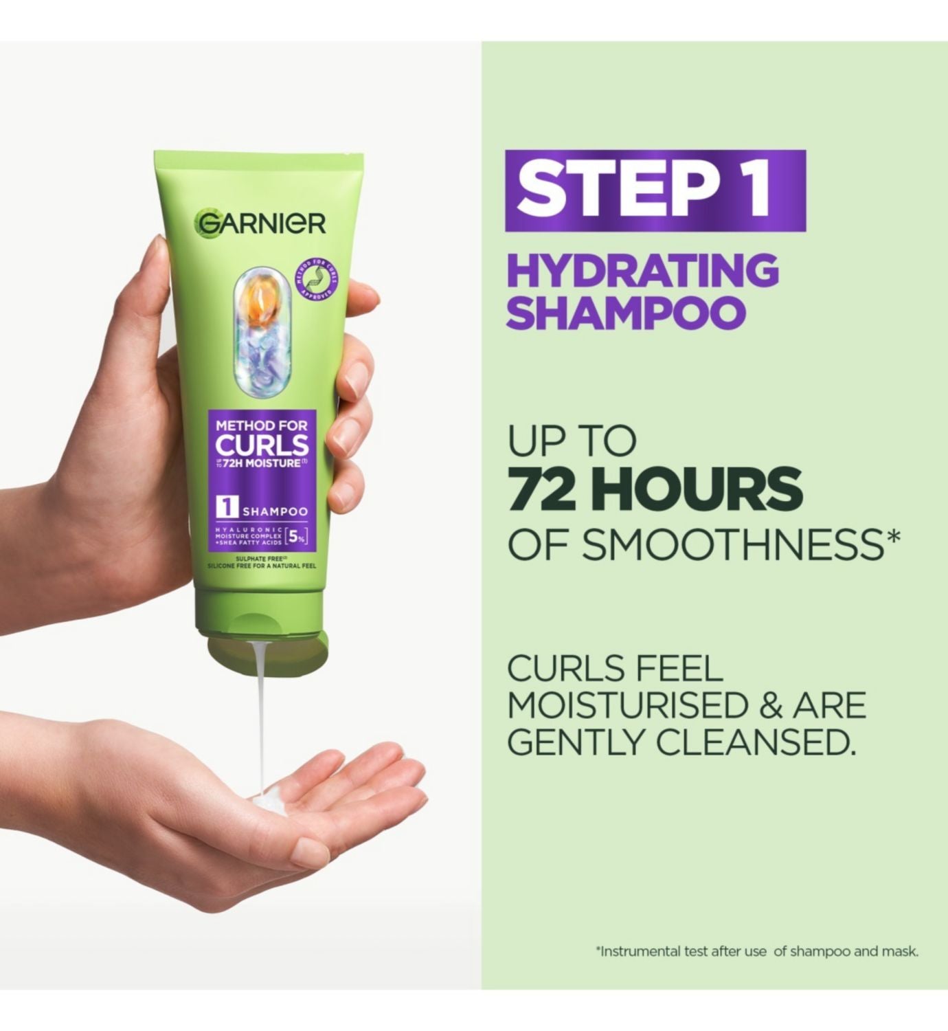 Garnier Method for Curls Shampoo 200ml (British brand)