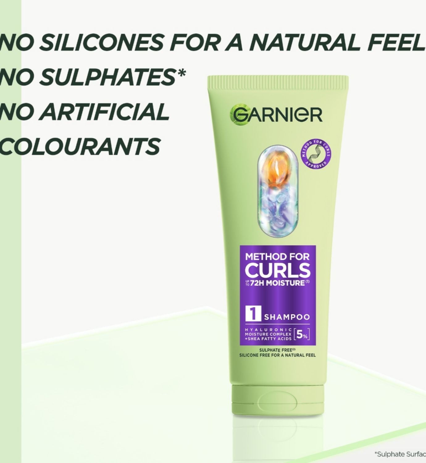 Garnier Method for Curls Shampoo 200ml (British brand)