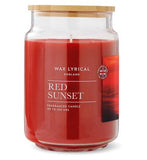 Wax Lyrical Large 475g Wax Filled Jar Red Sunset