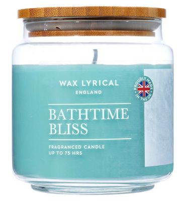 Wax Lyrical Medium 335g Wax Filled Jar Bathtime Bliss